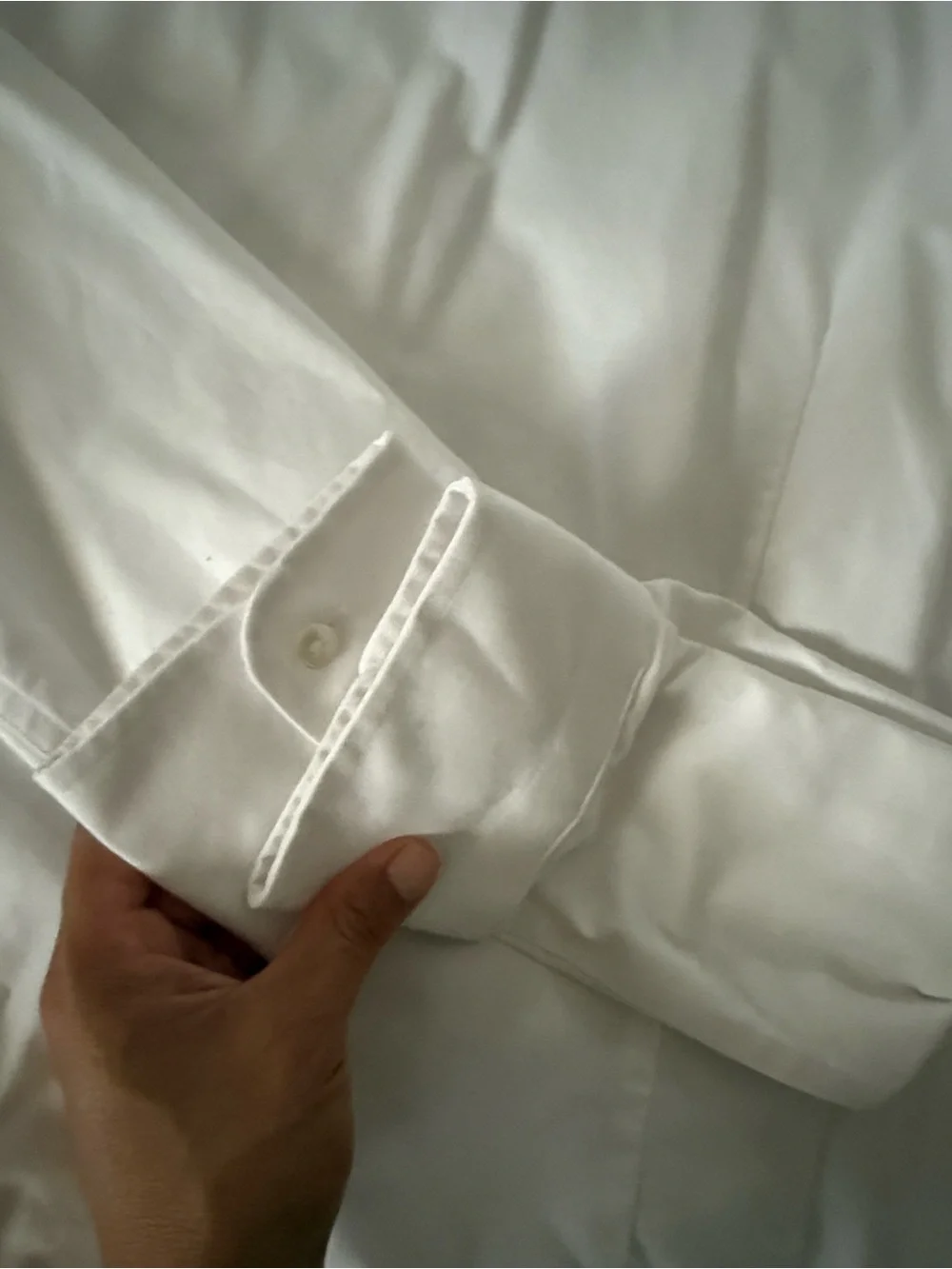 Banana Republic Men's White Button-Down Dress Shirt